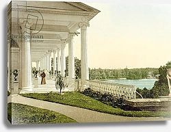 Постер Неизвестен Vintage postcard of the Terrace at Tsarskoye Selo, 1890s