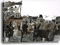 Постер Хук Ричард (дет) Day trips to the seaside were a popular form of entertainment in Edwardian times