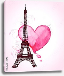 Постер Сердце и Эйфелева башня