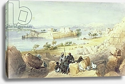 Постер Бартлетт Уильям (грав) The Island of Philae, looking down the River Nile