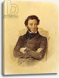 Постер Соколов Петр Portrait of the Poet Aleksandr Sergeevich Pushkin, c. 1830