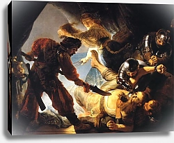 Постер Рембрандт (Rembrandt) Ослепление Самсона