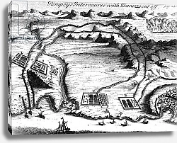 Постер Школа: Английская 18в. Pompey's Intercourse with Durazzo cut off,illustration 1706