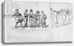 Постер Шарф Джордж (грав) London Street Musicians, c.1820-30