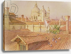 Постер Тиндейл Уолтер From the artist's window looking towards Santa Maria Della Salute, Venice