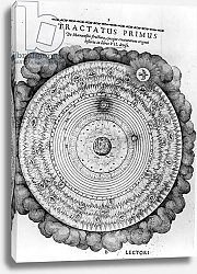 Постер Школа: Английская, 17в. Construction of the cosmos, from Robert Fludd's 'Utriusque Cosmi Historia', 1619 2