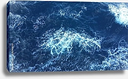 Постер Морские синие волны