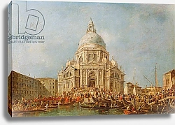Постер Гварди Франческо (Francesco Guardi) The Doge of Venice at the Festa della Salute, 21 Novembe, c.1766-70