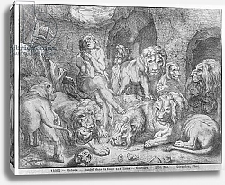Постер Рубенс Петер (Pieter Paul Rubens) Daniel in the lions' den 1