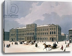 Постер Арнаут Луи (акв) Palace of the Grand Duke of Leuchtenberg in St. Petersburg, printed by Lemercier, Paris, 1840s