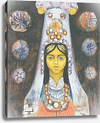 Постер Недельчев Ради (совр) Woman's Head, 1968