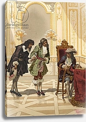 Постер Планелла Коромина Хосе Giovanni Domenico Cassini presented to Louis XIV by Colbert