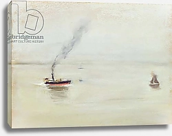Постер Либерман Макс Rainy Weather on the Elbe, 1902