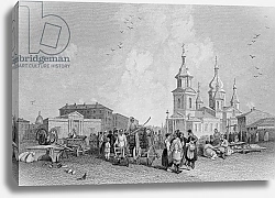 Постер Викерс альфред (грав, москва) The Haymarket, St. Petersburg, engraved by W. Chevalier