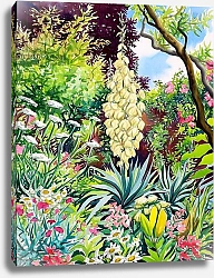 Постер Рэйленд Кристофер (совр) Garden with Flowering Yucca