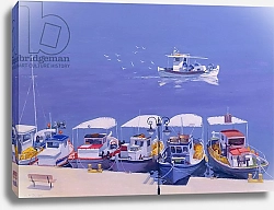 Постер Айреленд Вильям (совр) Greek Fishing Boats