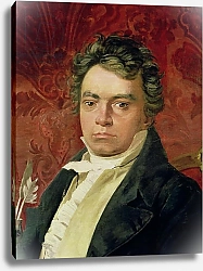 Постер Школа: Итальянская 19в Portrait of Ludwig Van Beethoven