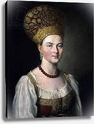 Постер Аргунов Иван Peasant Woman in Russian Costume, 1784