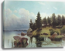 Постер Мещерский Арсений У лесного озера