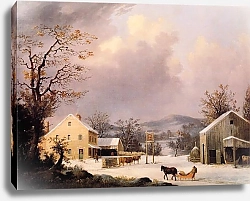 Постер Дюри Джордж Jones Inn, Winter