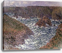 Постер Моне Клод (Claude Monet) Port Domois at Belle Ile, 1886