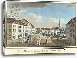 Постер Школа: Немецкая View of the Hackescher Markt and the Church of St. Mary, Berlin