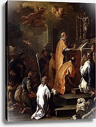 Постер Джордано Лука The Mass of St. Gregory