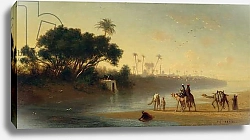 Постер Фрер Шарл The River Nile in Cairo