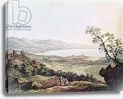 Постер Хаккерт Карл View of Geneva from Saconex in Savoy