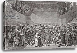 Постер Давид Жак Луи Oath taken at the Jeu de Paume, 20 June 1789, French Revolution