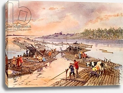 Постер Хаенен Фредерик де Rafts on the Volga