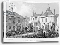 Постер Шепард Томас (последователи) Houses on Surgeons' Square, Edinburgh, engraved by Thomas Barber, 1829