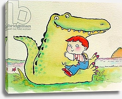 Постер Кристи Майли (совр) Crocodile Hug, or Best Friends