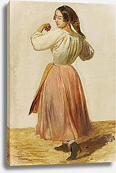 Постер Марстранд Вильгельм Studie af dansende italienerinde
