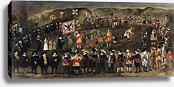 Постер Школа: Фламандская 17 в. Members of the Brotherhood of St. Barbara of Dunkirk in 1633