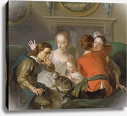Постер Мерсье Филипп The Sense of Touch, c.1744-47