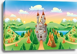 Постер Старинный замок