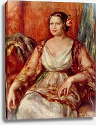Постер Ренуар Пьер (Pierre-Auguste Renoir) Портрет Тиллы Дюрьё