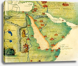 Постер Агнес Батиста (карты) Ethiopia, the Red Sea and Saudi Arabia, Venice, 1st September 1553