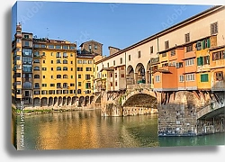 Постер Италия. Мост Понте-Веккьо в Флоренции
