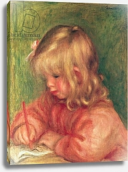 Постер Ренуар Пьер (Pierre-Auguste Renoir) Child Drawing, 1905