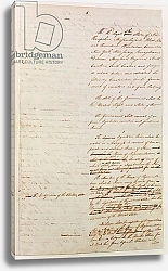 Постер Школа: Америка (18 в) First draft of the Constitution of the United States, 1787