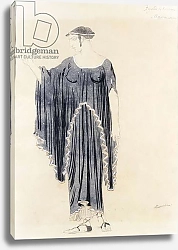 Постер Бакст Леон Costume design for Oedipus at Colonnus- Antigone, c. 1899 to 1909