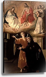 Постер Зурбаран Франсиско The Vision of St. Alphonsus Rodriguez