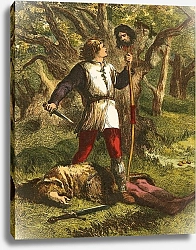 Постер Гиберрт Джон Сэр Robin Hood and Guy of Gisborne
