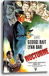 Постер Film Noir Poster - Nocturne