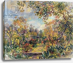 Постер Ренуар Пьер (Pierre-Auguste Renoir) Landscape at Beaulieu, c.1893