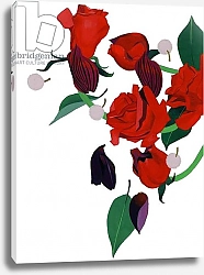 Постер Хируёки Исутзу (совр) Red rose