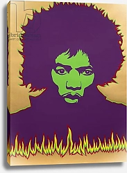 Постер Смарт Ларри (совр) Hendrix - Fire, 1967