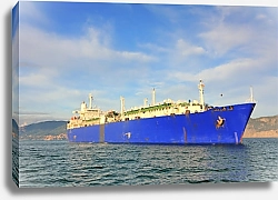 Постер Газовый танкер, перевозка сжиженного природного газа